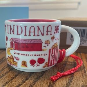 Starbucks been there series mug ornament/minni